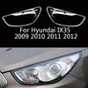 Headlight Lens For Hyundai IX35 2009 2010 2011 2012 front Car Headlight Cover Lens Shell Lampcover Lampshade Headlamp Light mask