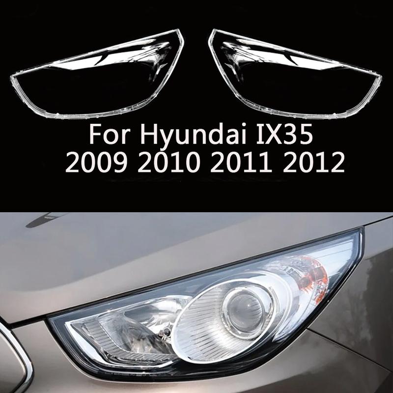 Headlight Lens For Hyundai IX35 2009 2010 2011 2012 front Car Headlight Cover Lens Shell Lampcover Lampshade Headlamp Light mask