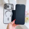For IPhone 17 Promax Flip Cover Leather Case for Apple 16 Phone Case 17air Electroplating Magnetic 13