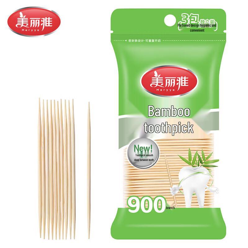 Meiliya Double-Headed Bamboo Toothpicks