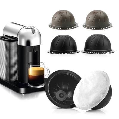 5Pcs/Set Disposable Cup Capsule Refillable Coffee Filter Vertuo for Nespresso