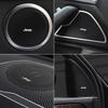 Car Speaker Metal Stickers Interior Decoration Decals For Jeep Grand Cherokee Wrangler JK Gladiator Compass Renegade Wagoneer