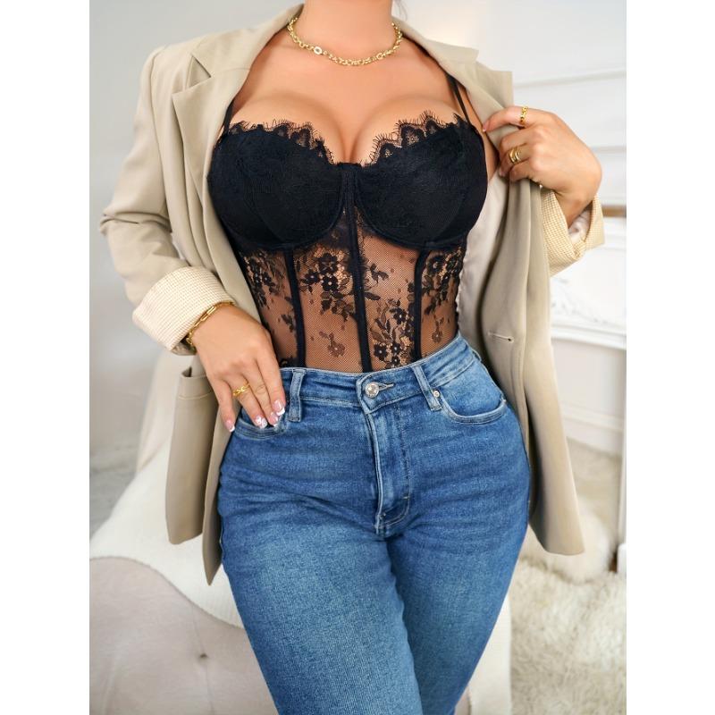 New Sexy See-through Lace Sling Women's Fishbone Wrapped Chest Breasted Small Sling Inner Wear