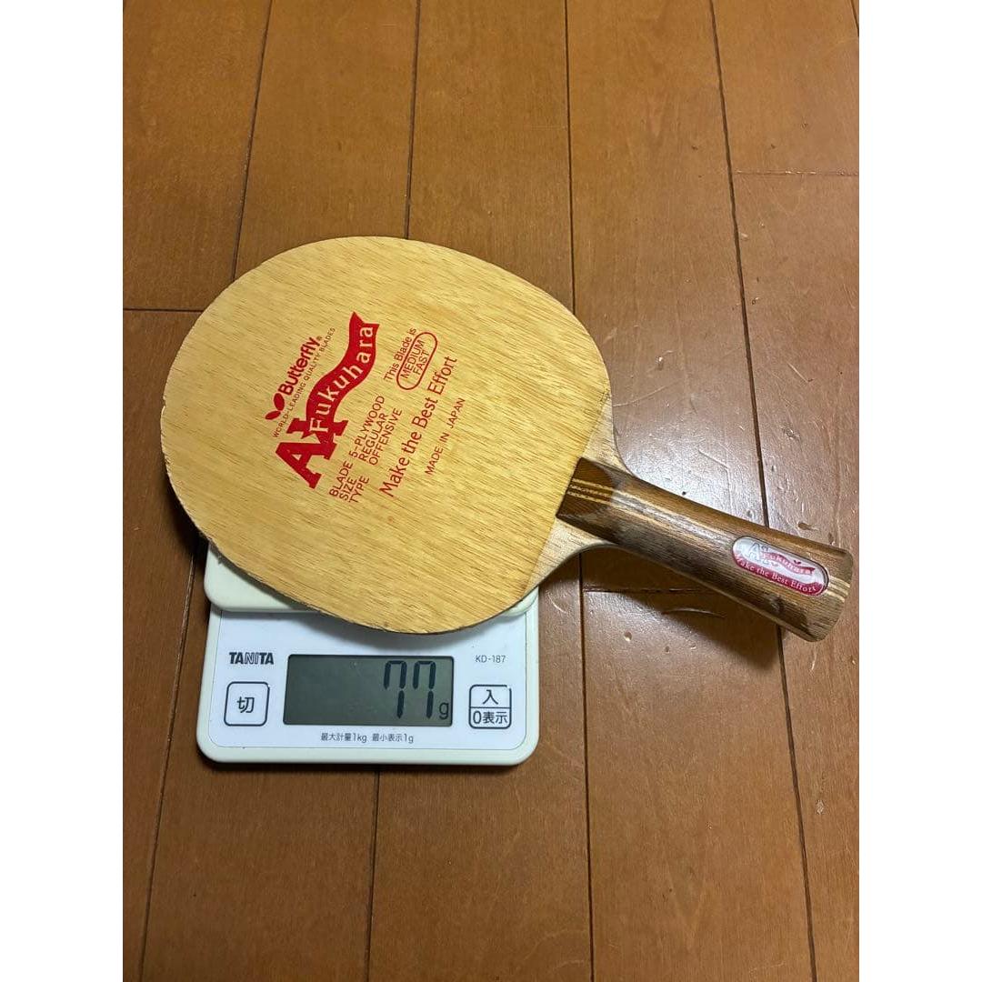 Used Butterfly Ai Fukuhara table tennis racket out of print