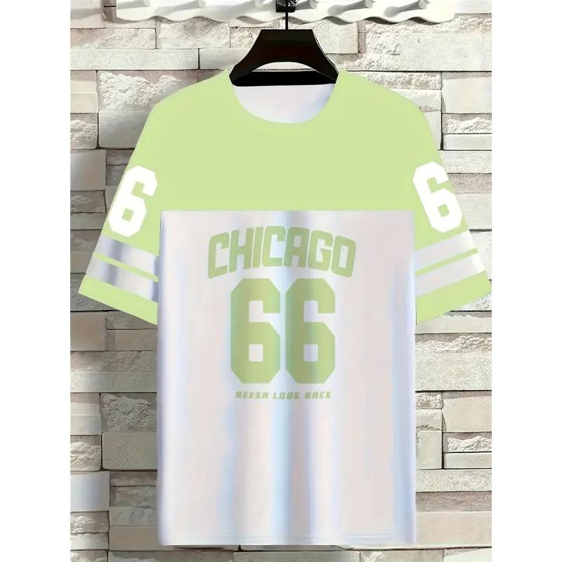 Pánské grafické tričko Chicago 23 s krátkým rukávem, sportovní dámské tričko, unisexové, pro každodenní nošení, letní pánské závodní tričko
