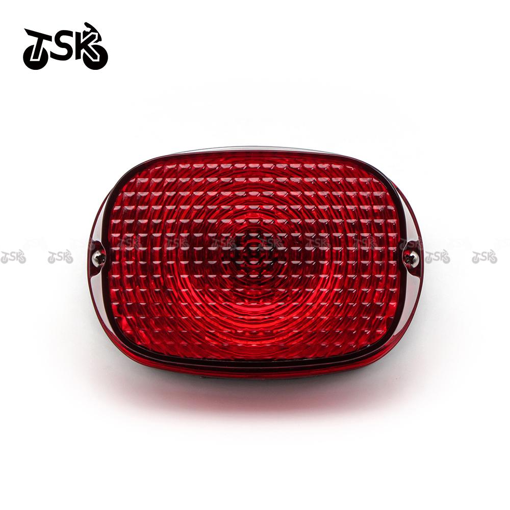 Tail Light Housing Brake Light Cover for Dyna Road King Electra Glide Classic Fat Boy Road Glide XL 883 XL 1200R Taillight Lens