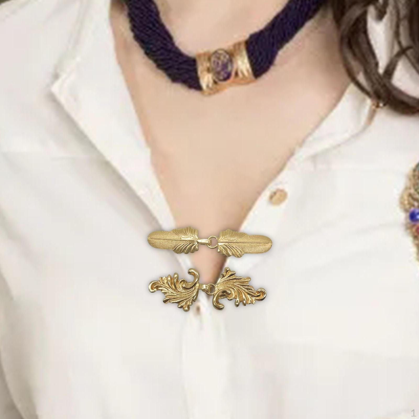 

2 шт., зажимы для кардигана, накидка, плащ, аксессуары для одежды из сплава, свитер, шаль для Gold