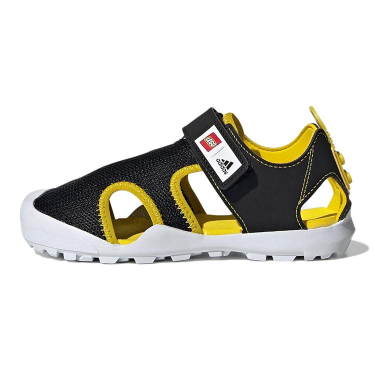 New Adidas Captain Toey Captaintoey K Children's Sandals Black Yellow Kids' GY5089