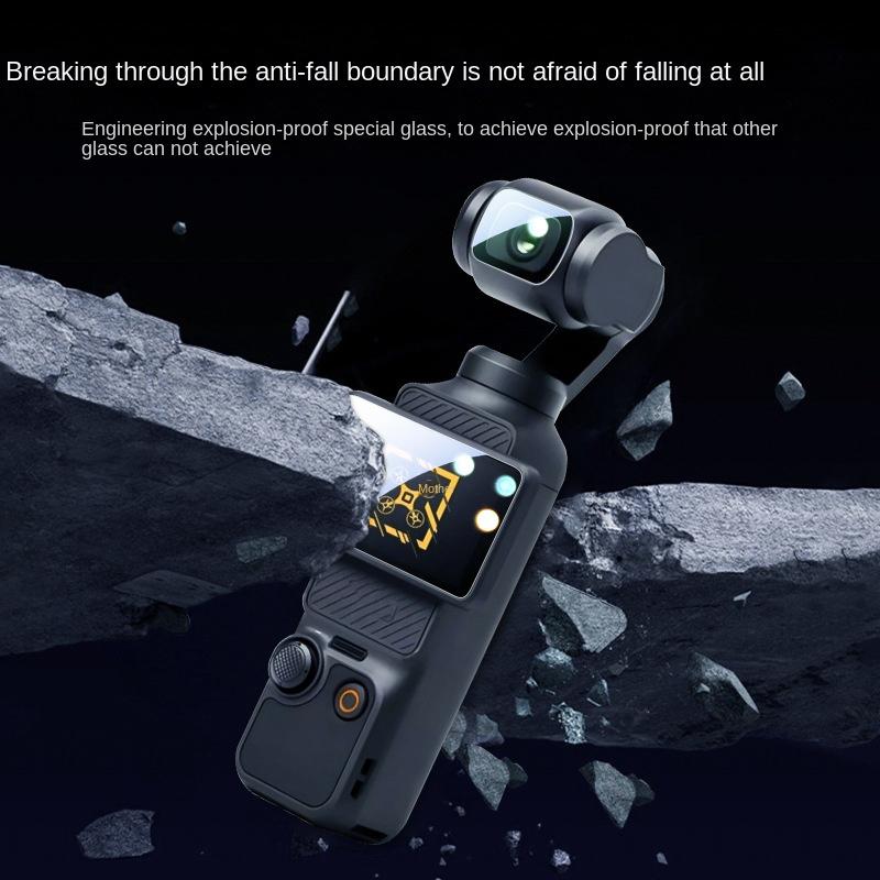 Für DJI Osmo Pocket 3, ultradünner HD-Displayschutz aus gehärtetem Glas, LCD-Displayfolie, DJI Pocket 3, Kameraobjektivschutz