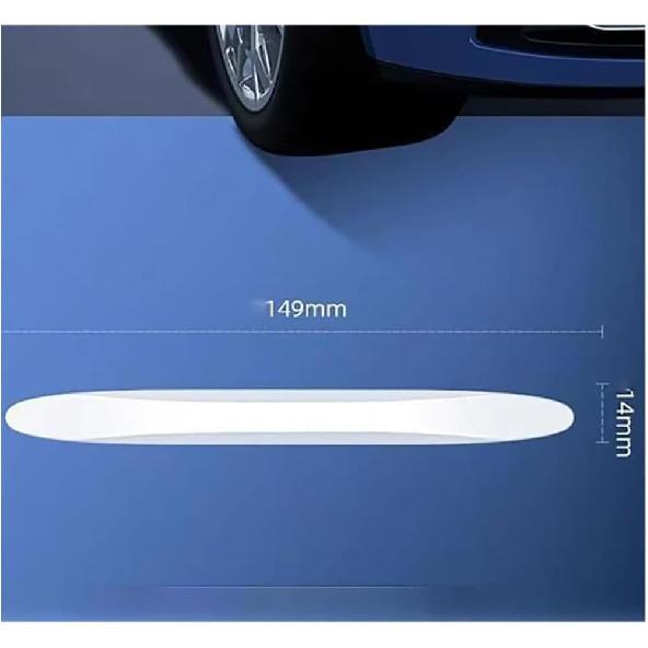 12 Pack Invisible Car Door Edge Guards Rubber Clear Adhesive Door Edge Protector Anti-Scratch Trim Guard for Door Ding Prevention Bumper Body