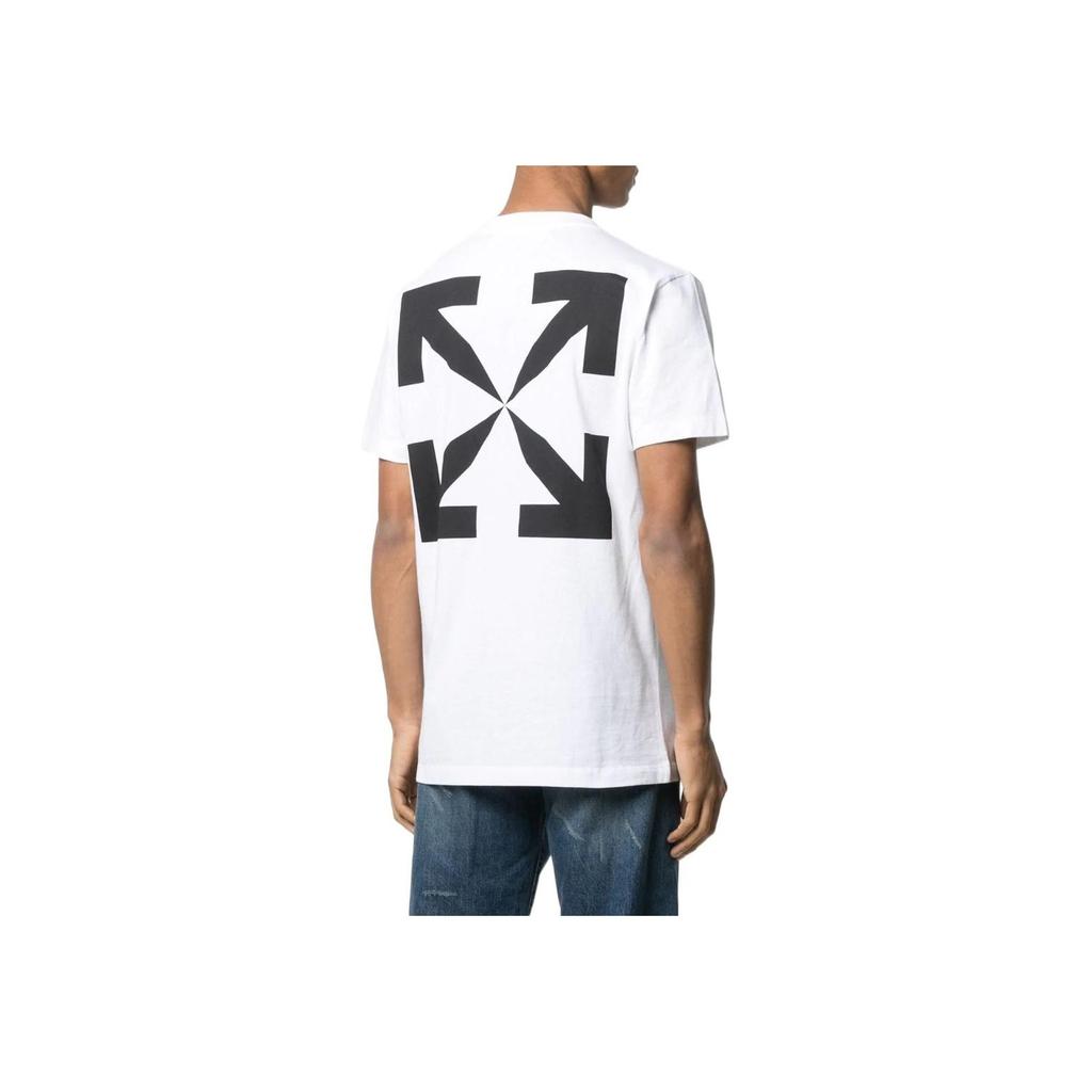 Off-White Ss22 Mona Lisa Pattern Printed Short Sleeve T-Shirt Men T-Shirts White OMAA027R21JER0020110WHITE