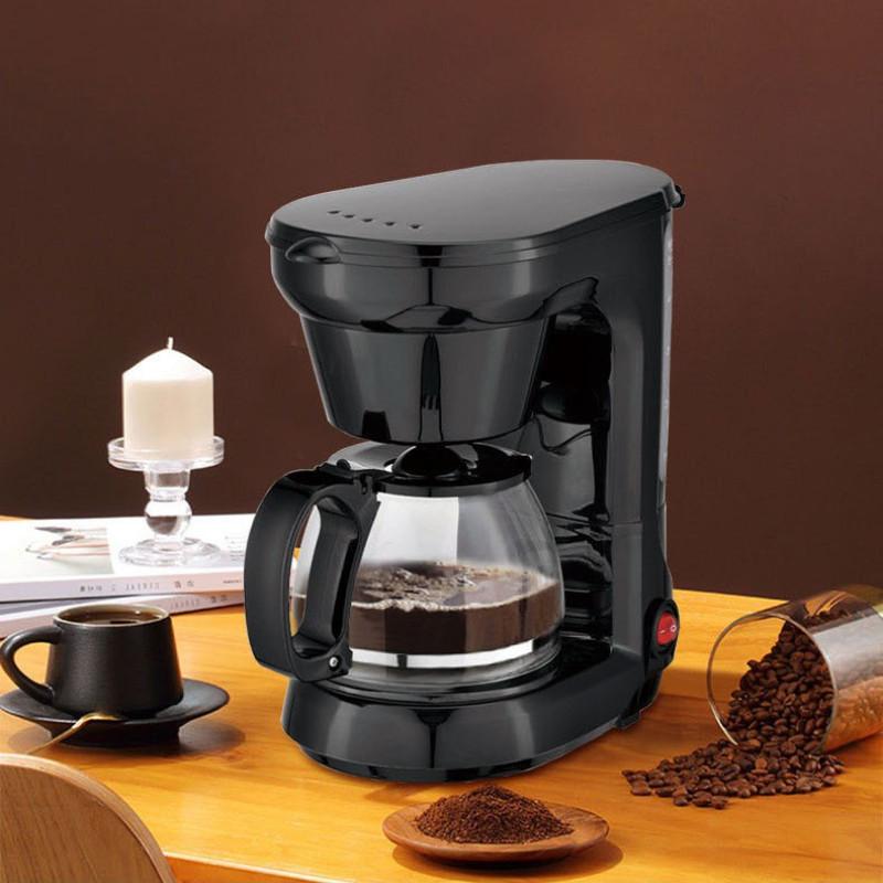 750ML Large Capacity Espresso Machine Household Office Thermal Insulation Coffee Maker Automatic Drip Coffee Machine