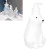 Shampoo Dispenser White Bear   Pump Type PP PE Widely Used Shower Bottles for Bathroom Washroom Toilet