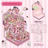 Yi Lan 19.0 3D Gelaagde Miniatuurscène Landschapssticker voor Journals