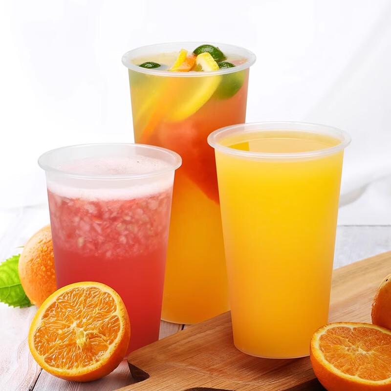 Disposable Plastic Bubble Tea Cups