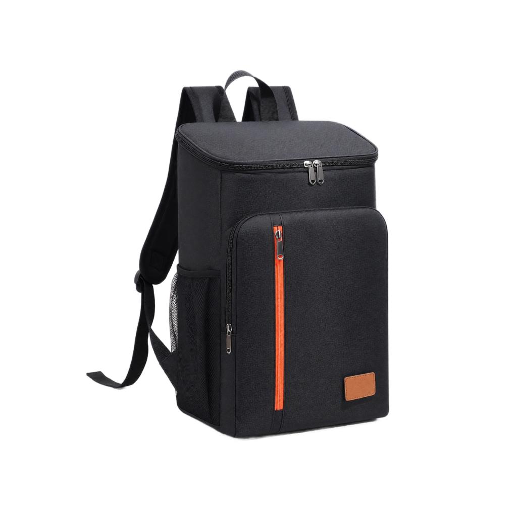 Oxford Fabric Insulated Backpack with Zipper Large Capacity Thermal Cooler Bag for Outdoor Travel Camping and Daily Use