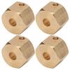 4pcs Set 12mm Hex Wheel Hub Extended Adapter for SCX10 90046 GN7 CC01 1 10 RC Cars9mm