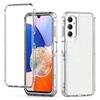 For Samsung Galaxy A14 4G/5G Case Clear Acrylic TPU Hybrid Phone Cover with Laser-printed Film