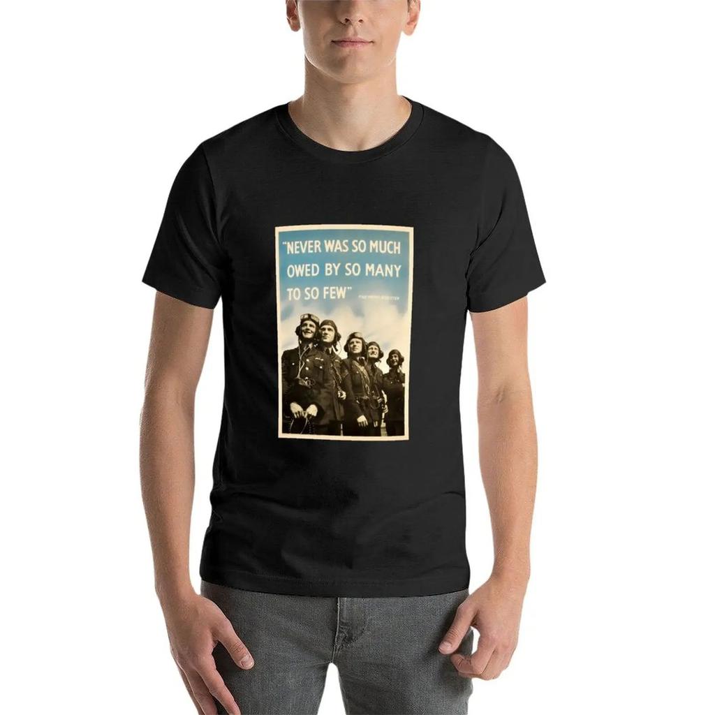WWII RAF Classic Quote Poster T-Shirt