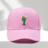 Green Zombie Hand Baseball Cap Polyester Adjustable Printed Cap for Halloween Outdoor Sports