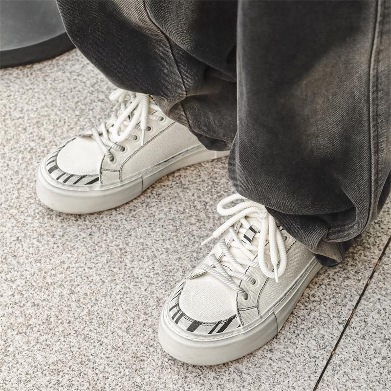Fashion Low cut men's canvas shoes Fashion designer style Leisure Outdoor Street Daily quality youth shoes Handsome Hot selling