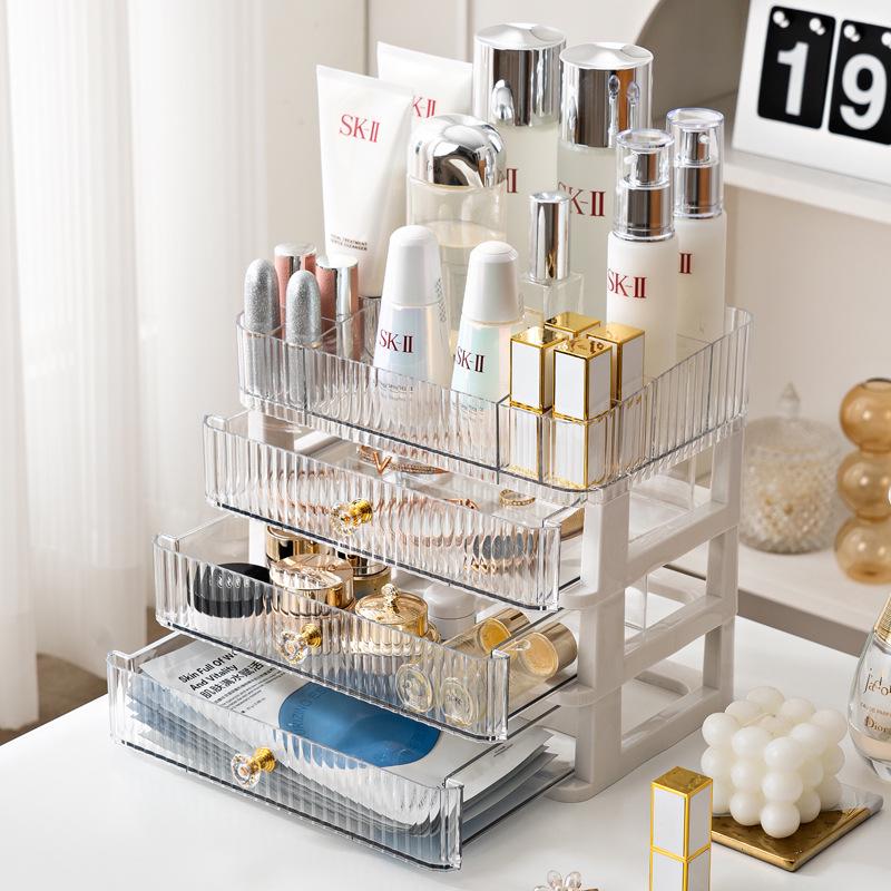Multilayer Desktop Cosmetic & Jewelry Organizer with Drawer