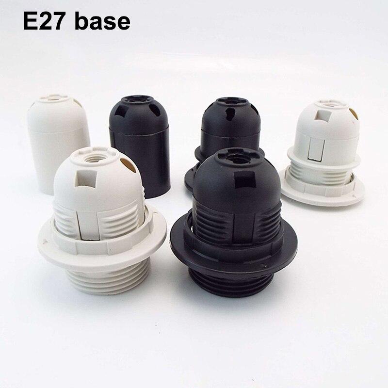 220V 110v E14 E27 M10 Socket Led Light Bulb Lamp Base Cap Head Power Holder Electric Pendant Screw Lamp Shade Converter