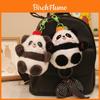 Portachiavi Peluche Panda con Imbottitura in Cotone PP per Regalo e Collezionismo