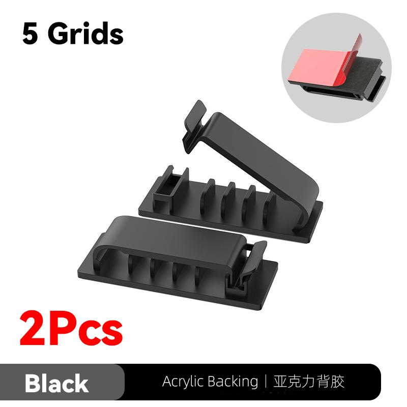 Cable Organizer Cord Management Wire Holder Flexible USB Cable Winder Tidy Silicone Clips For Mouse Keyboard Earphone Protector