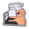 Mental Health Animal Enamel Pins Go Away I'm Introverting It Is What It Is And It's Autism Brooches Lapel Badge Jewelry Gifts