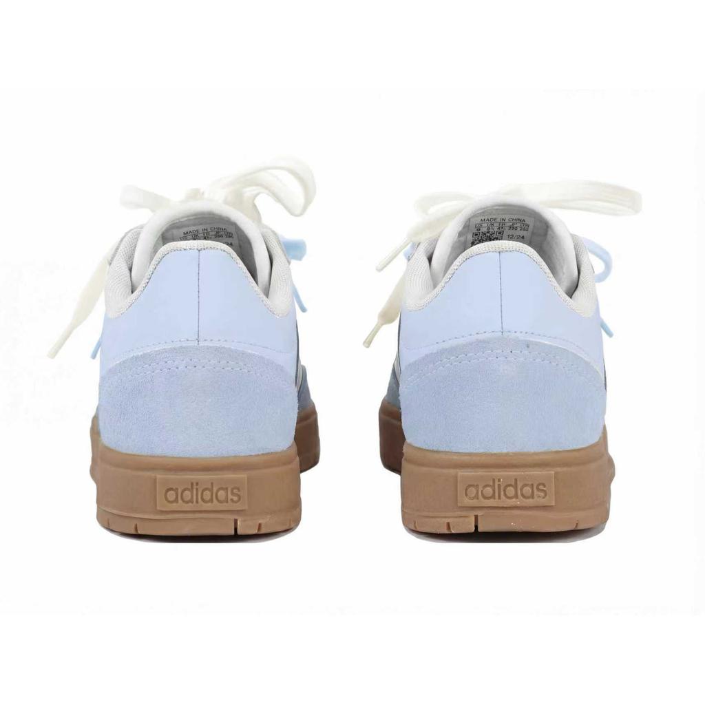 Adidas GRADAS Cloud Leather Coverage Slip Resistant Low top Vintage Basketball Shoes Unisex Blue White IE9044 (Team858-)