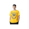 Nike X NBA Golden State Warriors #30 Curry Letter & Number Print Crew Neck T-Shirt Men Tops Yellow AT2374-728