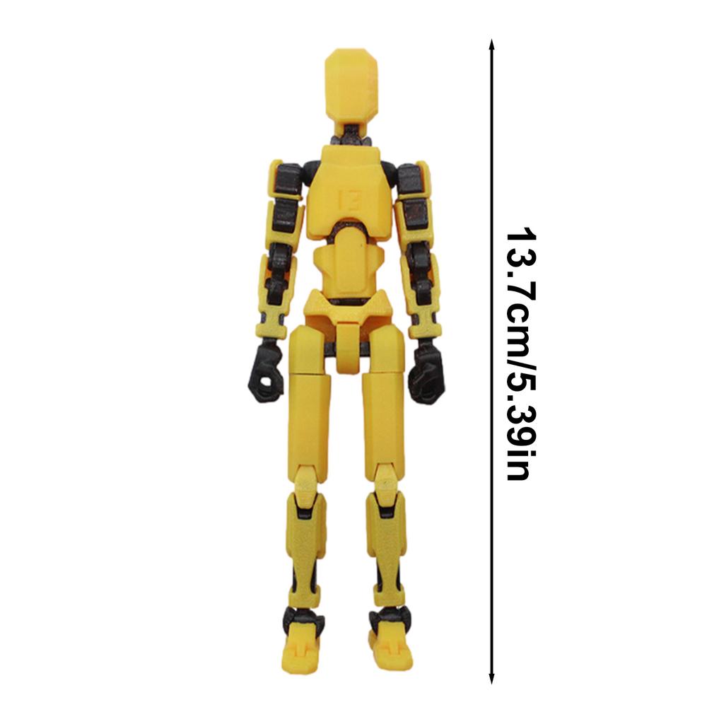 Multi-articular Action Figure Robot 3d Printed Action Figure Assembly Figure Toy Multi-jointed Movable Robot home Desktop Decors