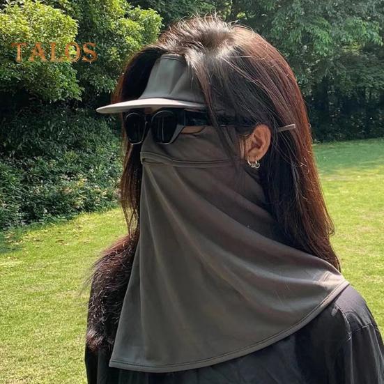 Sunscreen Face Guard with UPF50+ Sun Protection Lightweight Ice Silk Sun Hat 360 Degree Full Coverage Neck Gaiter