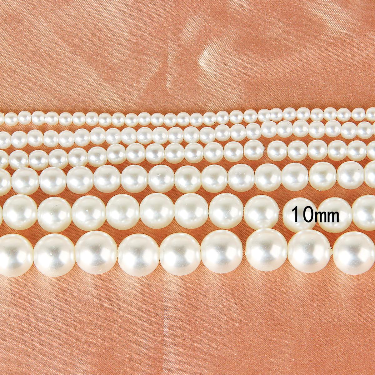 

High-Gloss Beige Imitation Pearl Beads for DIY Jewelry and Accessories