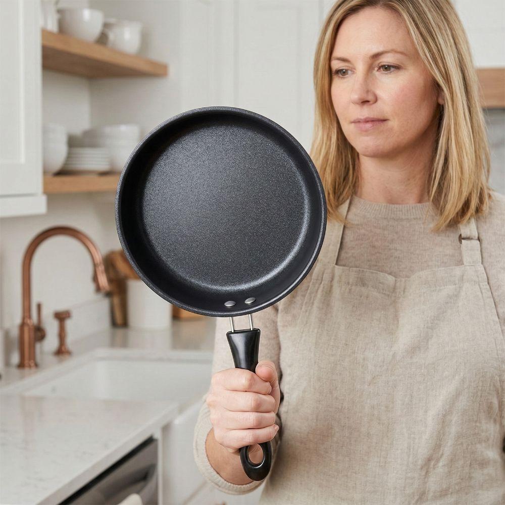 Saucepan Non-Stick Frying Pan Comfortable Handle Thickened Omelet Pan Stain Resistance Low Smoke Egg Skillet Home Use