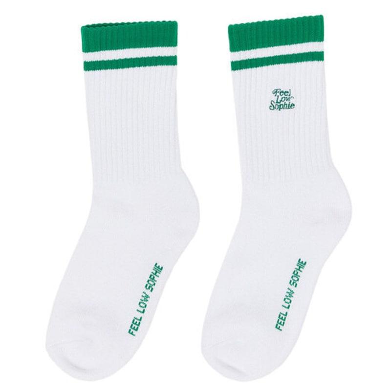 FEEL LOW SOPHIE LOGO SOCKS GREEN 3pcs