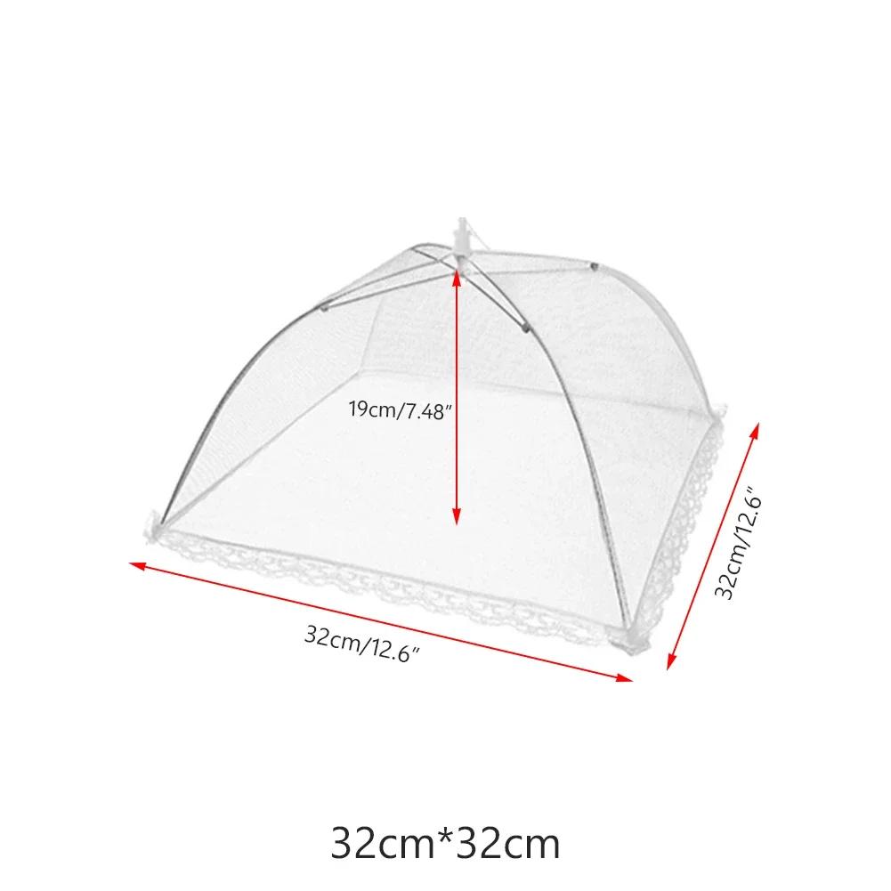 Huse pentru alimente din plasă pliabilă pentru bucătărie, cort anti țânțari, plasă cupolă, umbrelă pentru picnic, acoperire pentru vase, accesorii pentru bucătărie