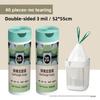 Household Thick Plastic Trash Bag With Drawstring Closure For Kitchen Use And Waste Management