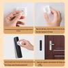 Magnetic Wall-Mounted Remote Control Holder with Strong Adhesive and No-Drill Installation.
