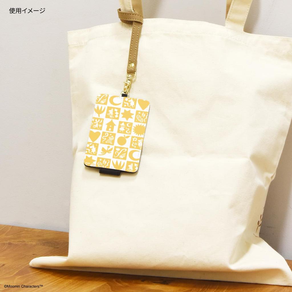 Gourmandies Moomin 80th Anniversary IC Card Case Square MMN-238C