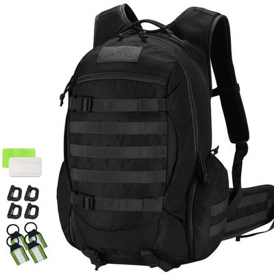 Military Backpack 35 Tactical Outdoor Camping Rucksack with Rain Cover Black [R.SASR] Liter, Bag, Hiking, (A 35L)