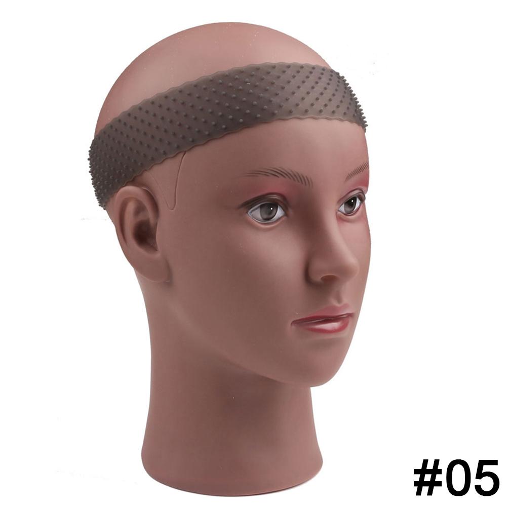 

Силиконовая лента для парика, эластичная ручка для парика, коричневая прозрачная черная повязка на голову для фиксации париков, бежевая лента для волос без геля или клея, нескользящая