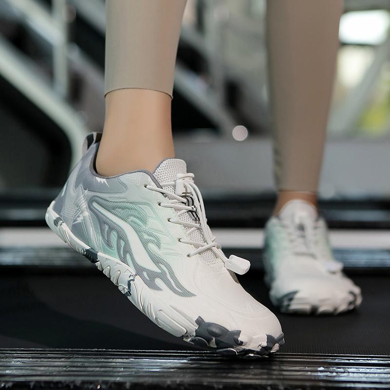 Women Anti-slip Trainers Men's Cross-training Shoes Elastic Gym Fitness Sports Shoes Outdoor Walking Trekking Hiking Sneakers