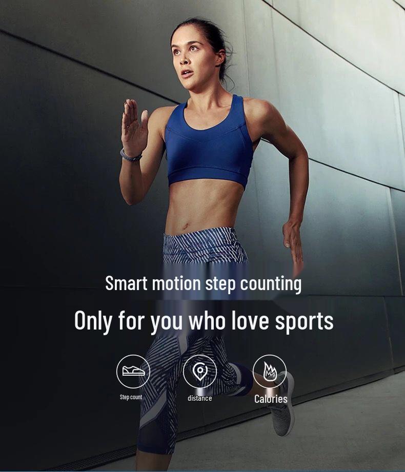 115Plus Smart Armband: Farbdisplay Fitness Tracker mit Herzfrequenz- und Blutdruckmonitor, Schrittzähler, Unisex