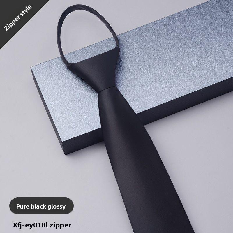 Krawatte für Herren mit Reißverschluss für formelle Geschäfts- und Hochzeitskleidung