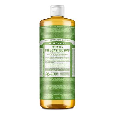 Dr. Bronner's Green Tea Pure Castile Soap Body Wash, 950 ml, 1 jednotka