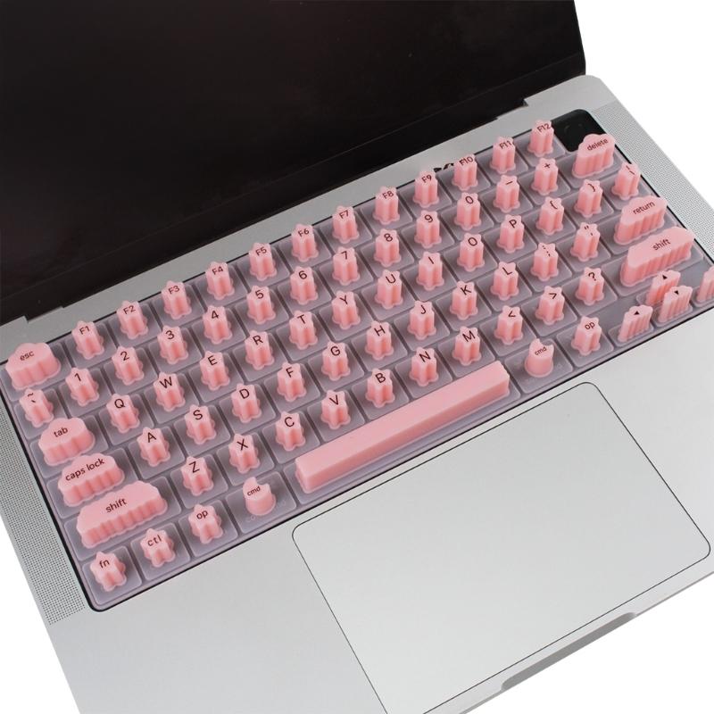 Silicone Manicure Keyboards Protectors for 14 for Long Nails Art Users Thin Washable Reusable