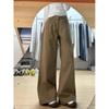 Women's Low-Waist Wide-Leg Flare Jeans In Khaki Latte Brown