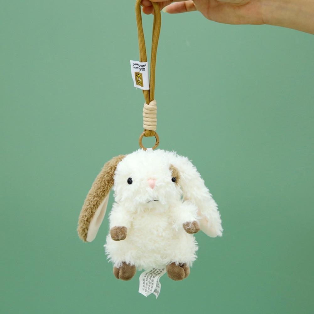 Fluffy Rabbit Plush Toy Soft Sitting Bunny Plush Doll Long Ears Rabbit Stuffed Toy  Home Decor